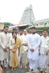 Lie Movie Team At Tirumala